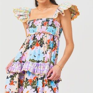 Celia B Women's Multicolor Kaira Dress Size XL NWOT